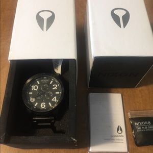 Nixon 51-30 Chronograph Black/Black/White